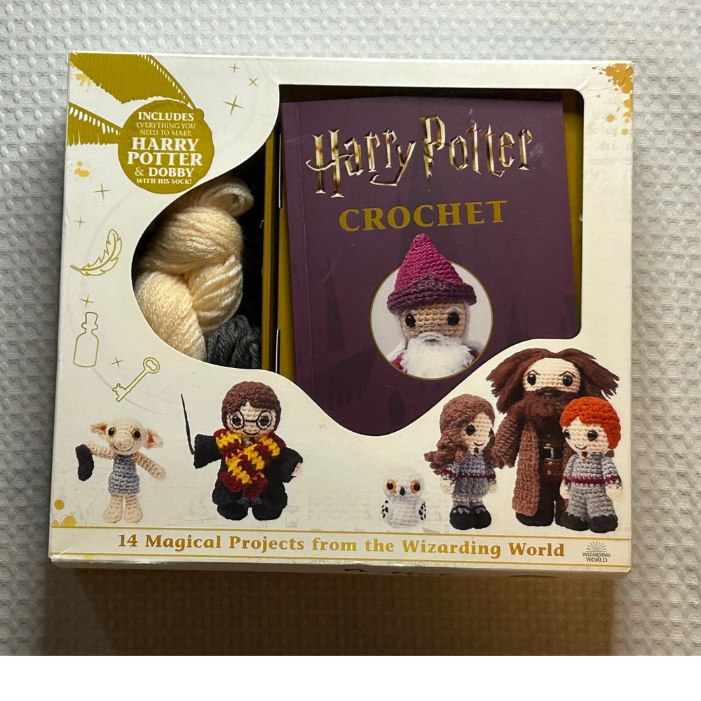 Harry Potter Crochet Kit 14 Magical Projects Lucy Collin Thunder Bay Press